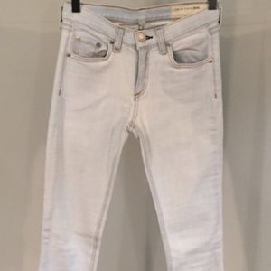 Rag and Bone light wash skinny jeans